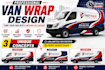 design a professional car, suv, or van wrap