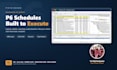 create a primavera p6 project schedule
