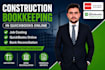 do construction bookkeeping, job costing, and quickbooks online