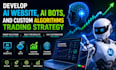 develop ai website, ai bots, custom ai chatbot and ai dating bot