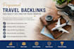 provide 80 travel and tours related SEO backlinks