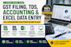 gst registration, gst return filing, tds and bookkeeping
