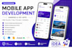 develop mobile app for ios android using flutter react native and ai