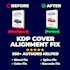 fix and resize your KDP book cover, spine, and bleed errors