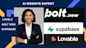 fix bugs, or build lovable ai website, lovable dev, lovable app, and supabase