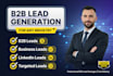 do b2b lead gen, targeted business leads and