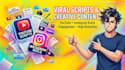 write engaging youtube scripts and instagram reels content