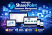 set up sharepoint document management and workflows
