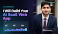 develop ai saas web application with chatbot and automation