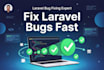 develop laravel website and fix laravel bugs, rest apis
