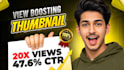 design high CTR youtube thumbnail
