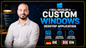 develop a custom windows desktop application with german quality standards