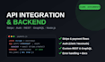 integrate third party apis and build a custom node and express backend