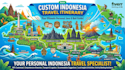 create a personalized indonesia travel itinerary