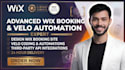design wix booking website, redesign wix and custom velo code