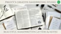 write beautiful handwritten letters or notes