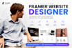 create a modern high web site with an UI UX perfect combos
