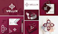 create a modern geometric logo and brand identity
