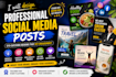 design professional social media posts