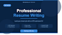 write a professional resume and cover letter
