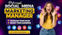 be social media manager and content creator