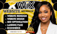 wix website design wix website redesign wix website design wix website redesign
