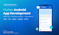 develop an android mobile app using flutter and dart
