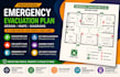 design custom emergency evacuation plan fire safety plan exit plan escape plan