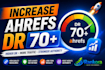 increase ahrefs dr 70 domain rating