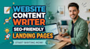 write website content and landing pages