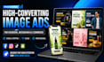design high converting image ads for meta ads