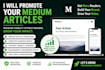 professionally promote your medium articles for maximum visibility