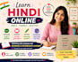 teach hindi speaking, reading, writing and grammar online