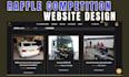 build functional raffle competition website giveaway event ticket website design