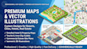 create hotel map tourist map property map restaurant map site map estate map