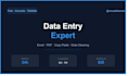 fast and accurate data entry or copy paste tasks