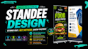 design roll up banner and standee