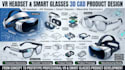 develop VR headset, ar glasses, smart glasses 3d cad design