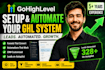 build a gohighlevel lead generation funnel with CRM automation