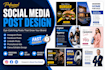 design professional social media posts