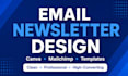 design canva email newsletters and mailchimp templates