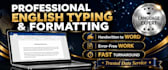 be your professional ms word expert and typist