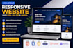create a responsive website by using html, CSS, PHP laravel