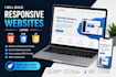 build responsive websites using HTML CSS and javascript