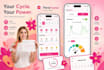 develop an ai pregnancy test  ovulation tracker app, menstrual calendar app