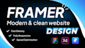 build a professional figma to framer, framer website design, framer
