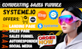 build systeme io sales funnel, systeme io landing page, systeme io website