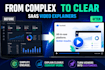 create high converting saas video explainer, demo and ad videos