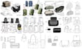 design professional handbag backpack purse duffel bag wallet with tech pack