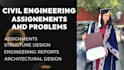 do civil engineering problems and assigment